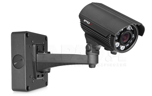 Przykładowe zastosowanie podstawy z kamerą tubową marki IPOX.