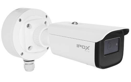 Przykładowe zastosowanie podstawy z kamerą bullet marki IPOX.