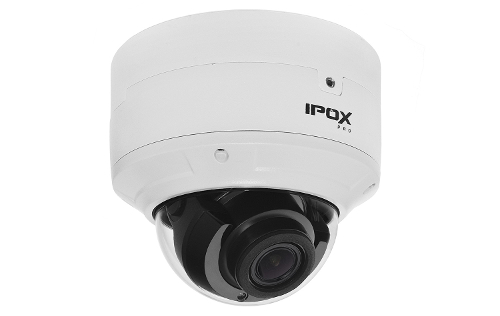 Przykładowe zastosowanie podstawy z kamerą dome marki IPOX.