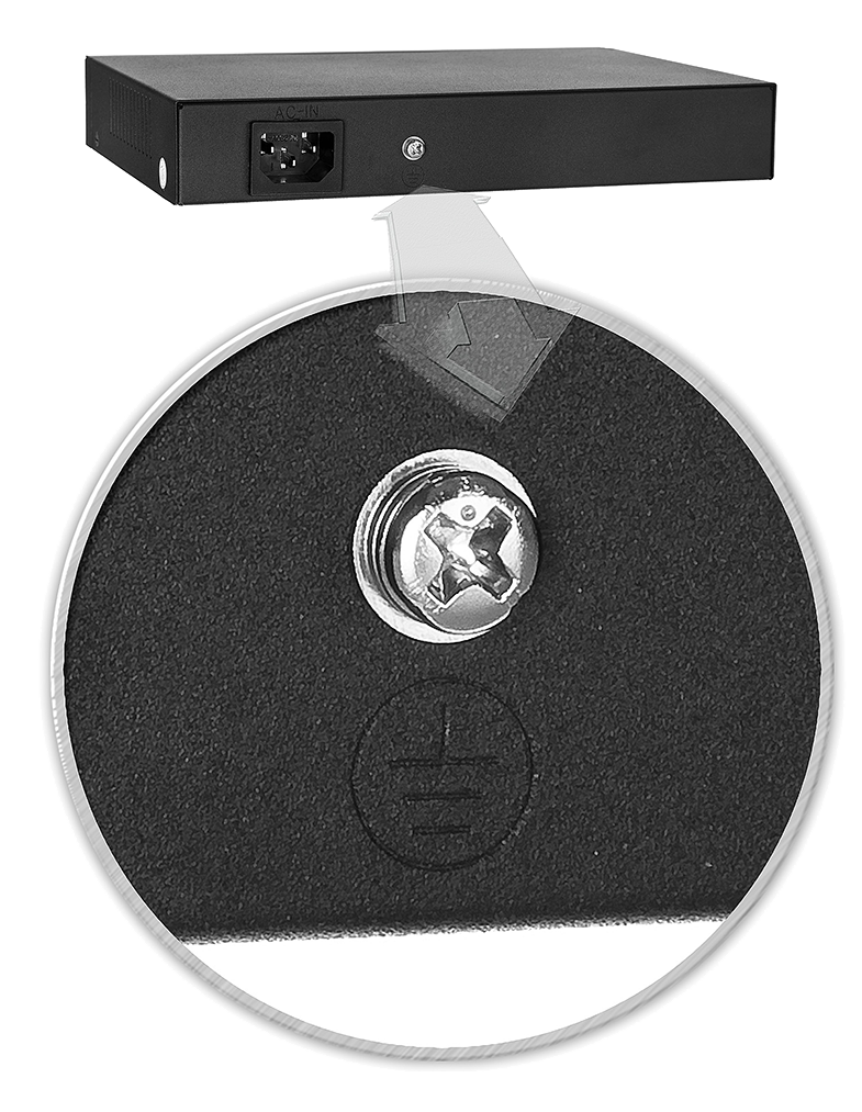 Solidna obudowa switcha PoE IPOX.