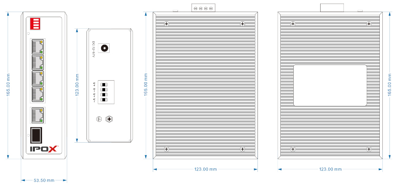Wymiary PXI-S6-P4G-U1G1F