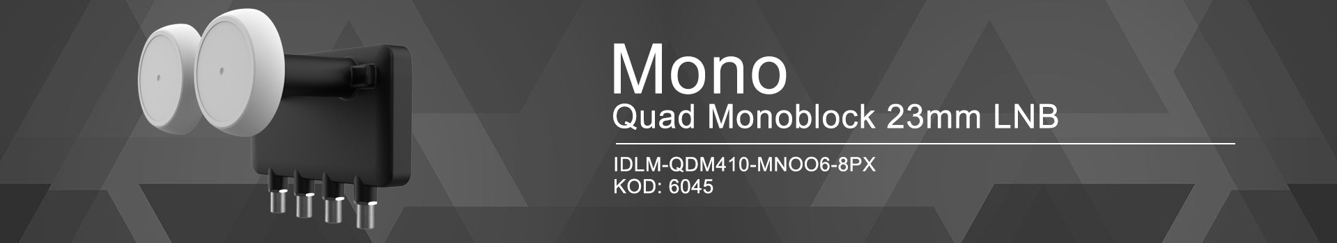konwerter satelitarny Inverto Quad Mono IDLM-QDM410-MNOO6-8PX