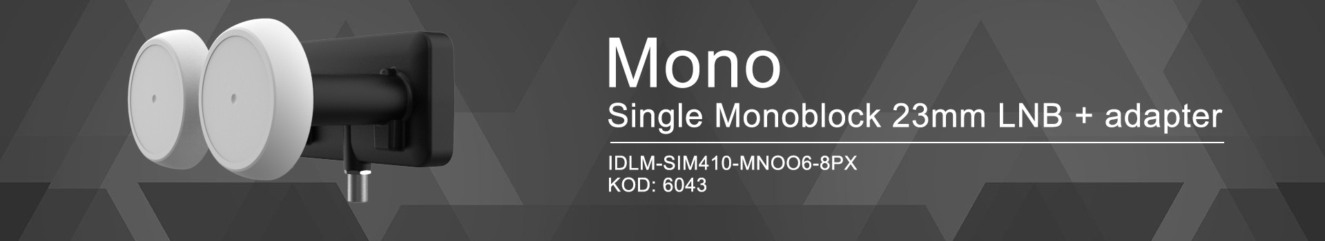 konwerter satelitarny Inverto Single Mono IDLM-SIM410-MNOO6-8PX