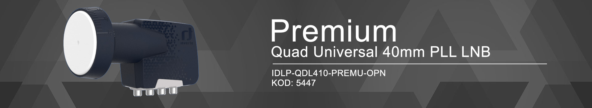 konwerter satelitarny Inverto Quad Premium IDLP-QDL410-PREMU-OPN