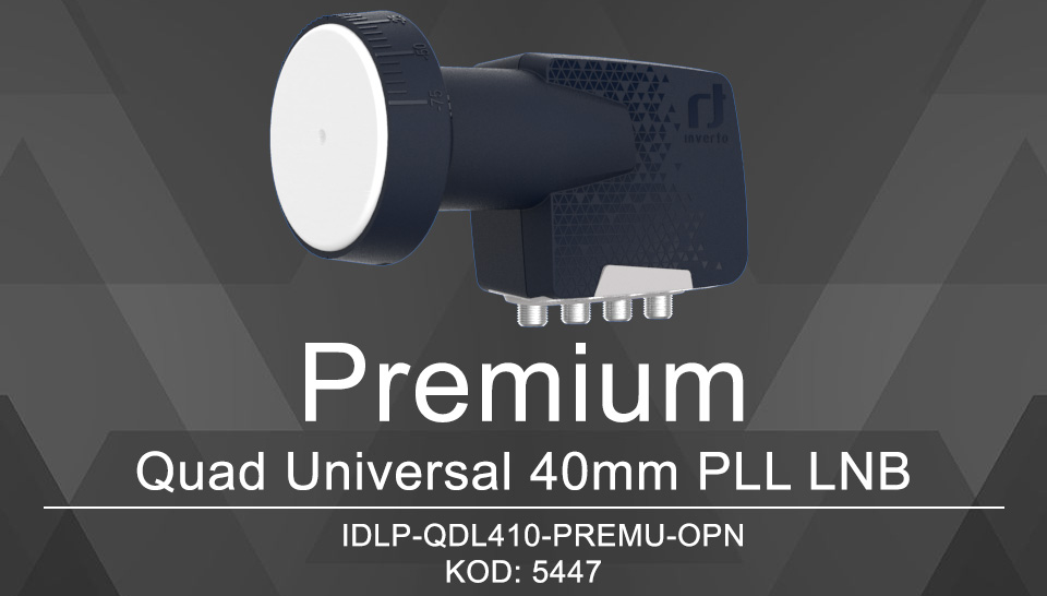 konwerter satelitarny Inverto Quad Premium IDLP-QDL410-PREMU-OPN