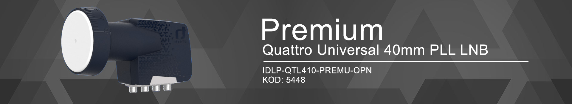 konwerter satelitarny Inverto Quattro Premium IDLP-QTL410-PREMU-OPN