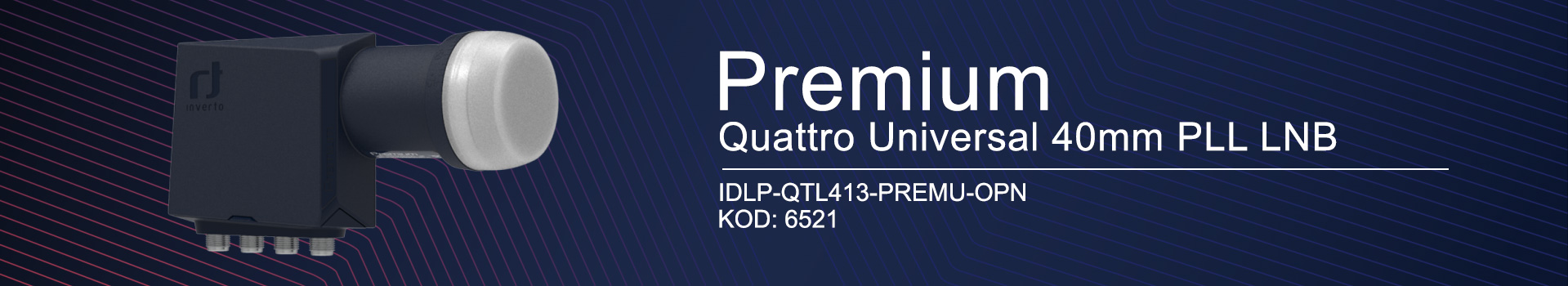 konwerter satelitarny Inverto Quattro Premium IDLP-QTL413-PREMU-OPN