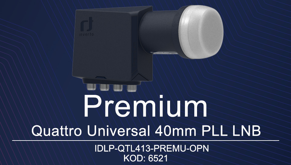 konwerter satelitarny Inverto Quattro Premium IDLP-QTL413-PREMU-OPN