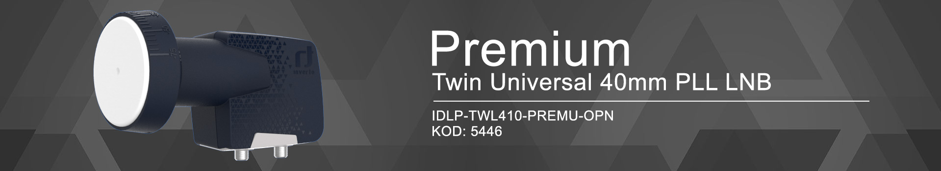 konwerter satelitarny Inverto Twin Premium IDLP-TWL410-PREMU-OPN