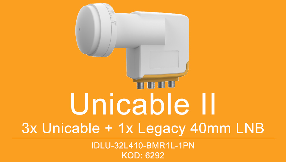konwerter satelitarny Inverto Unicable II IDLU-32L410-BMR1L-1PN