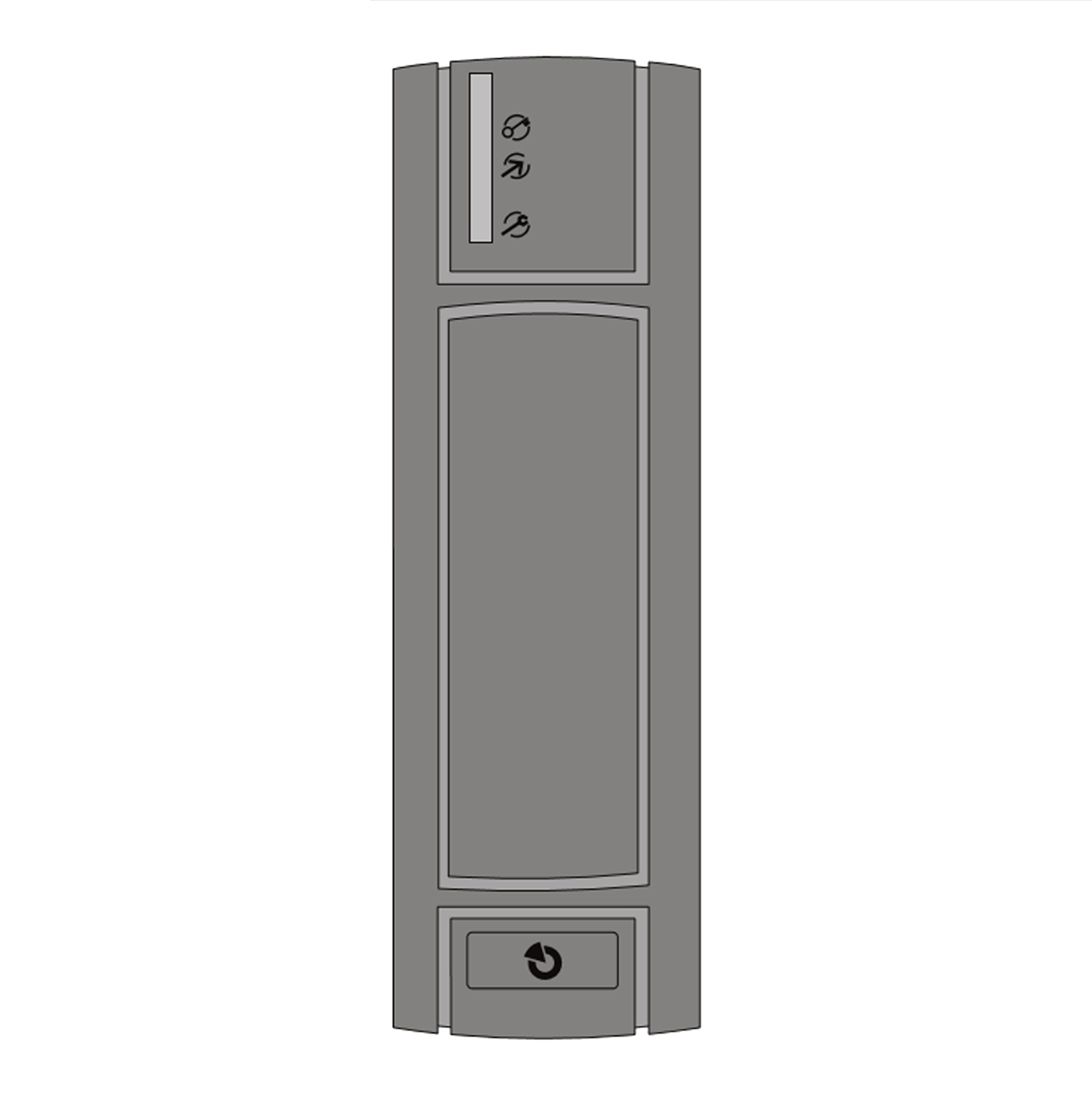 JA122E - Czytnik przewodowy RFiD zewnętrzny