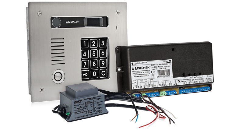 ZS-K-25/03 - Przykład systemu domofonowego Laskomex.
