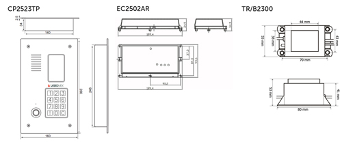 Wymiary - CD2523