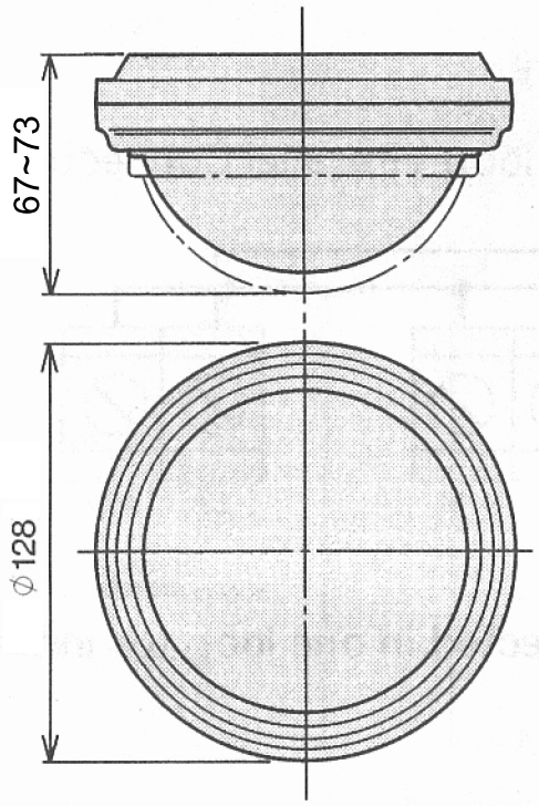 Wymiary czujnika SX-360Z.