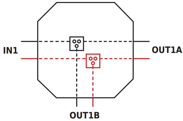 Schemat połączeń AWOP-225SR
