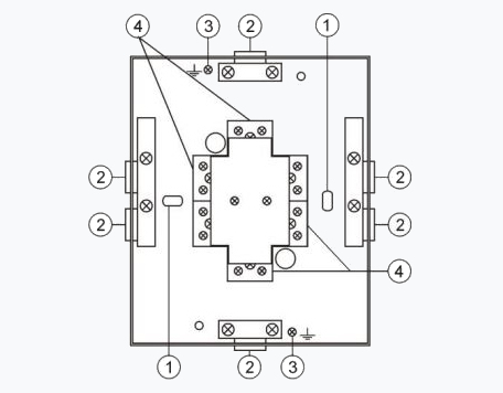 Elementy puszki instal. AWOZ-225P