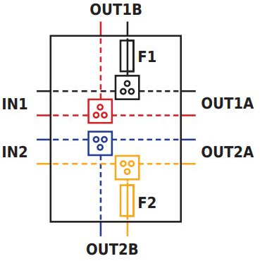Schemat połączeń AWOP-225P