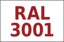 Kolor czerowny RAL 3001 puszek Pulsar