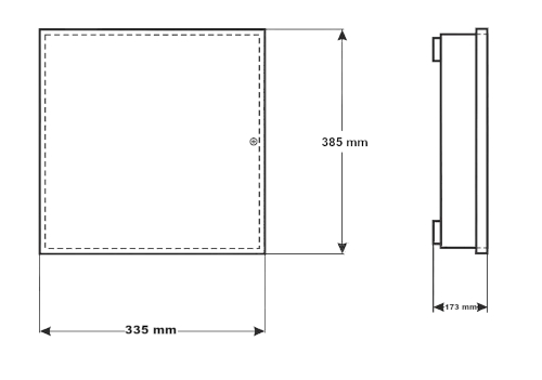 Wymiary HPSB-24V5A-C