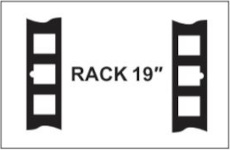 Standard RACK 19 w obudowie RAWO 7.