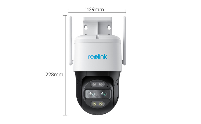 Wymiary kamery Reolink (mm).