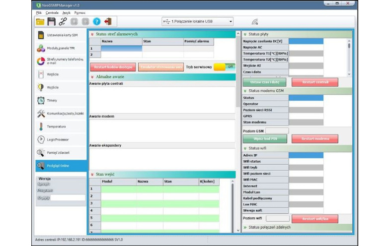 Program NeoGSM-IP Manager.