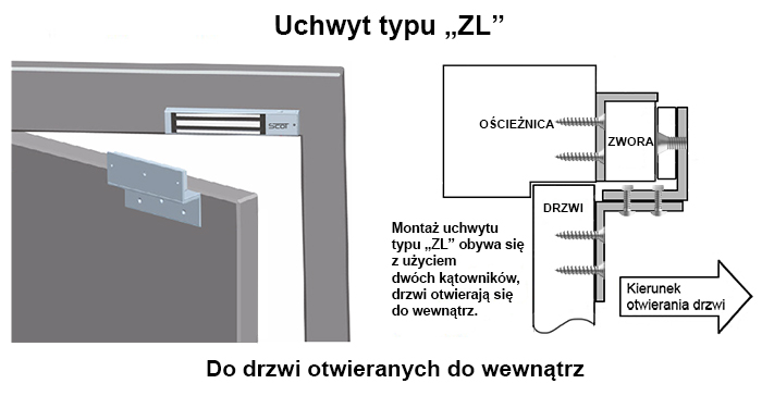 Uchwyt montażowy BK-800WZL.