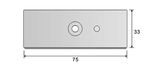 EL-120 - Wymiary zwory elektromagnetycznej.