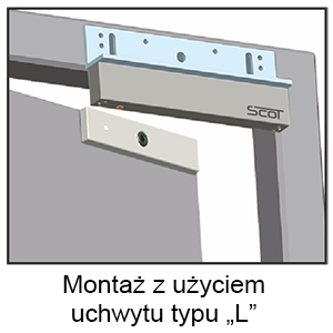 EL-1200DSL2 - Montaż z użyciem uchwytu typu „L”