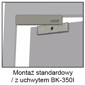Montaż standardowy / z uchwytem BK-350I