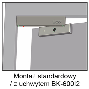 Montaż standardowy / z uchwytem BK-600I2