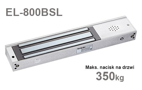 EL-800BSL - Maksymalny nacisk na drzwi.