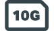 Dwa porty 10GE SFP+
