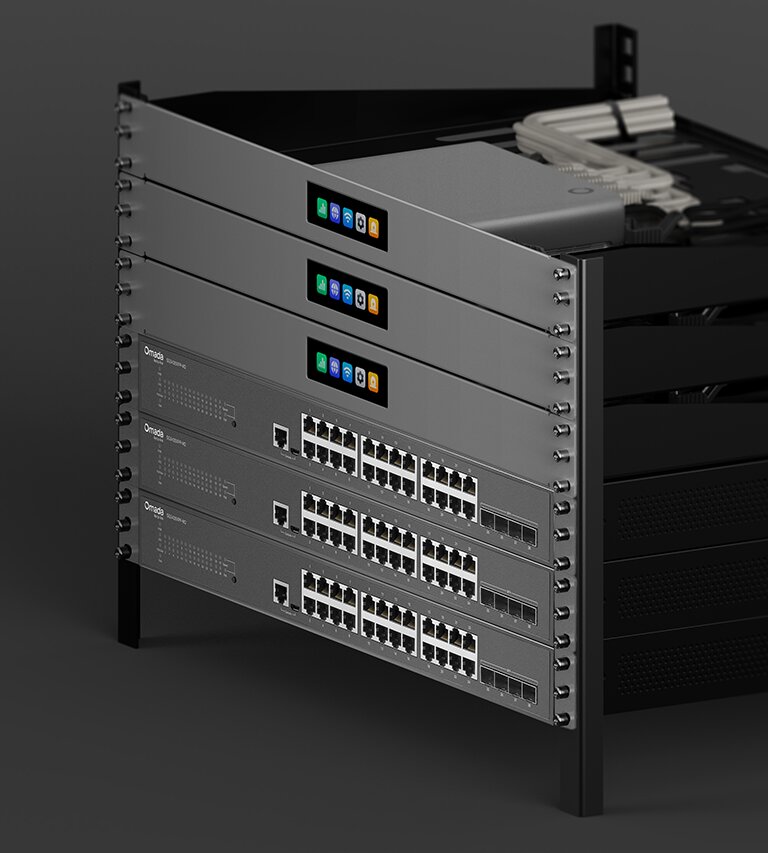 Montaż - w szafie Rack