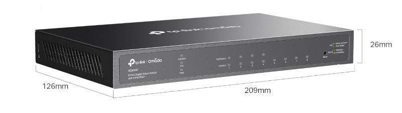 Wymiary switcha TP-Link