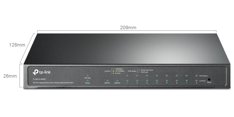 Wymiary switcha TP-Link