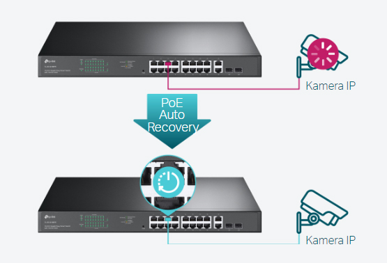 System automatycznej naprawy i PoE Auto Recovery