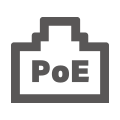 8 portów RJ45 PoE+ 1G