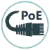 Monitor M2010 - zasilanie PoE