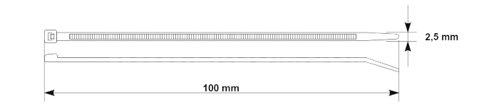 Wymiary opaski NS-60/NS-59.