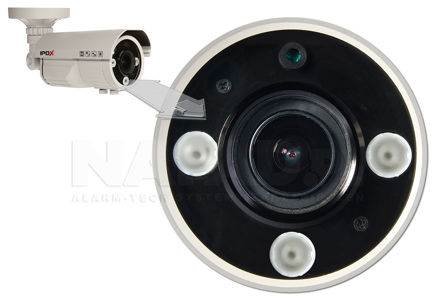 Kamera z oświetlaczem podczerwieni III generacji CVG2003TV