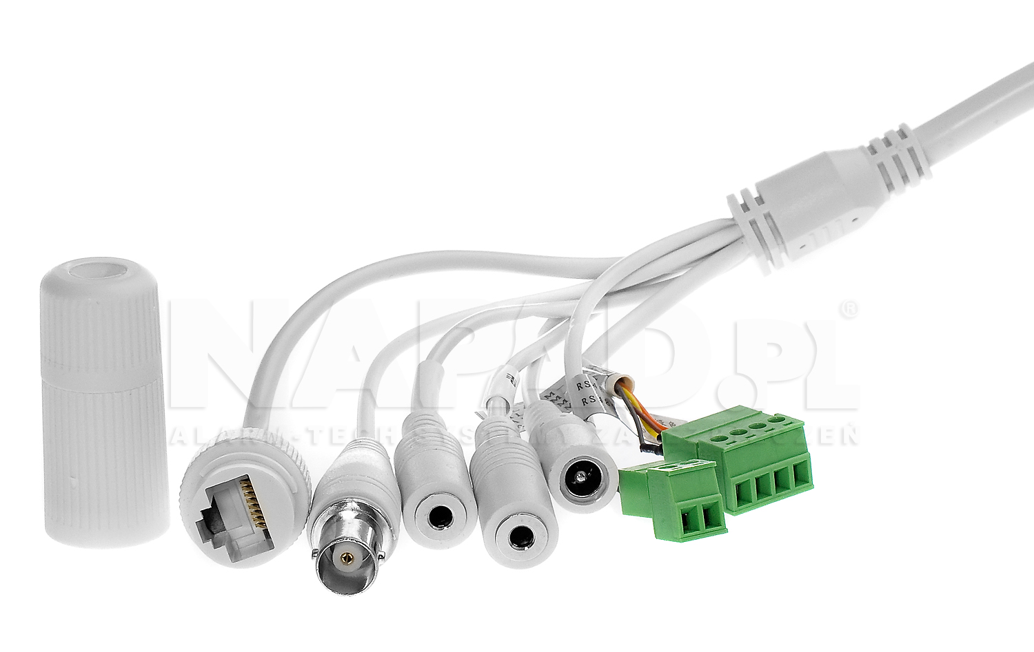 Kable połączeniowe kamery megapikselowej PX-TVIP2036AS-P
