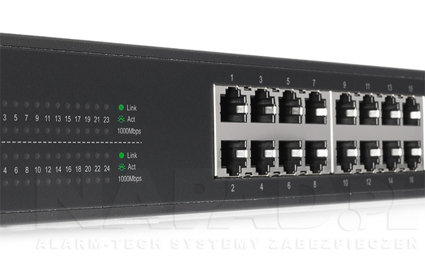 TL-SF1016 - Porty Ethernet w przełączniku.
