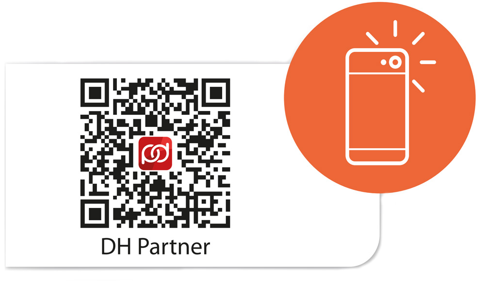 Kod QR do aplikacji Dahua Partner App.