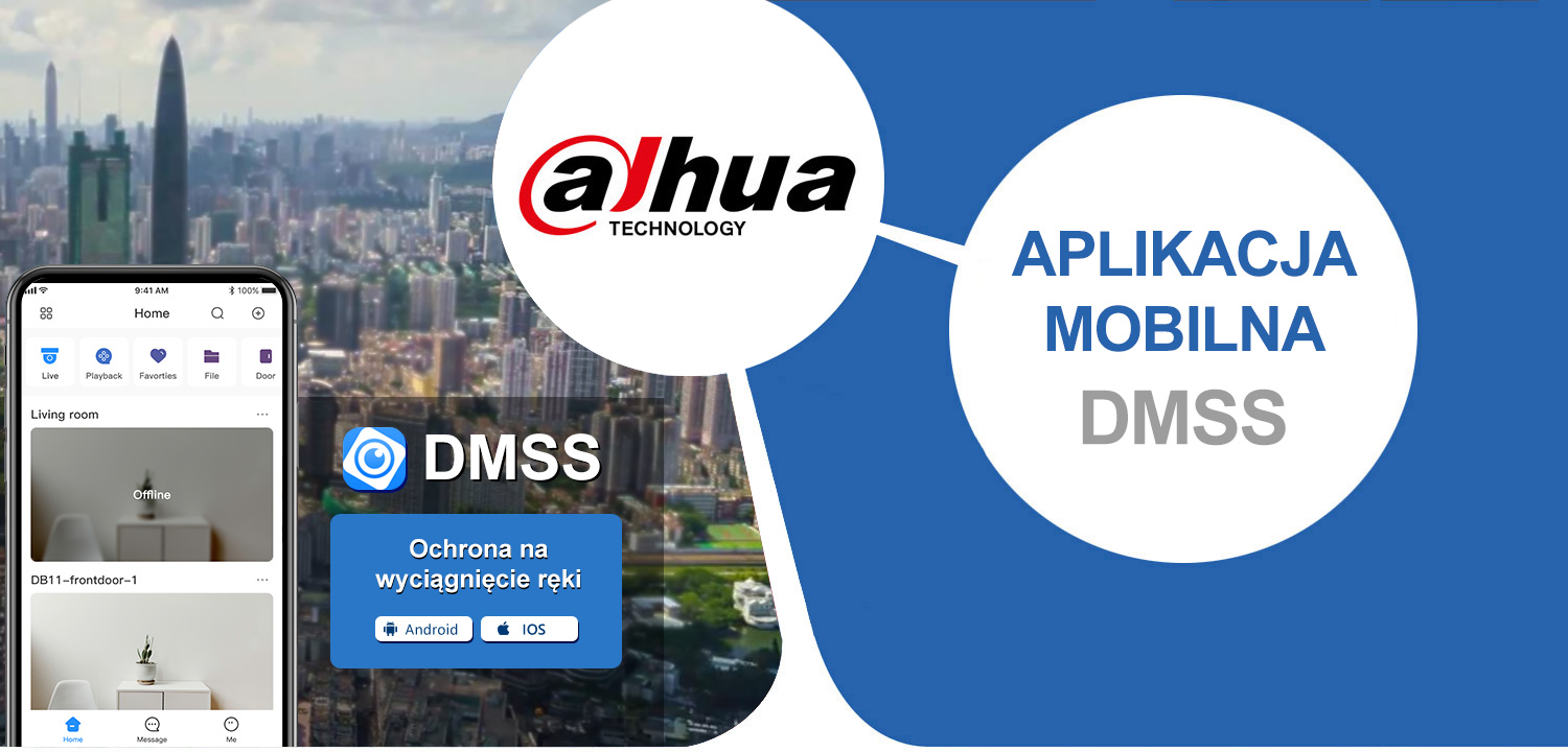 Aplikacja mobilna Dahua DMSS.
