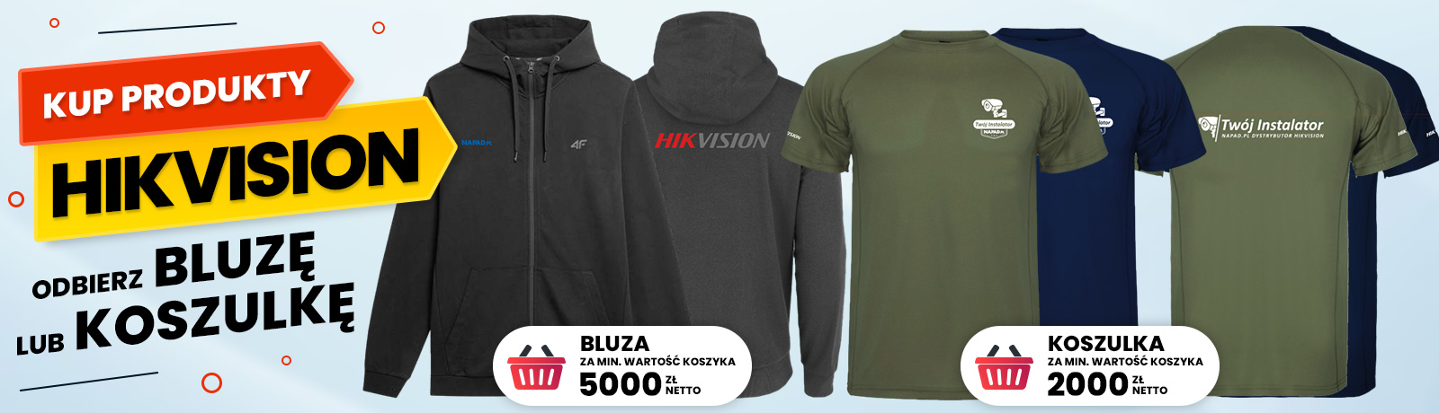 Koszulki i bluzy Hikvision / Napad.pl