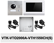 Zestaw wideodomofonowy IP VTK-VTO2000A-VTH1550CH(S).