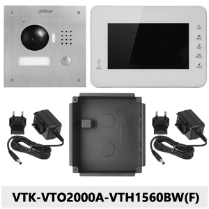 Zestaw wideodomofonowy IP VTK-VTO2000A-VTH1560BW(F)