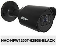 Kamera Analog HD 2Mpx DH-HAC-HFW1200T-0280B-BLACK.