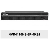 Rejestrator sieciowy DHI-NVR4116HS-8P-4KS2.